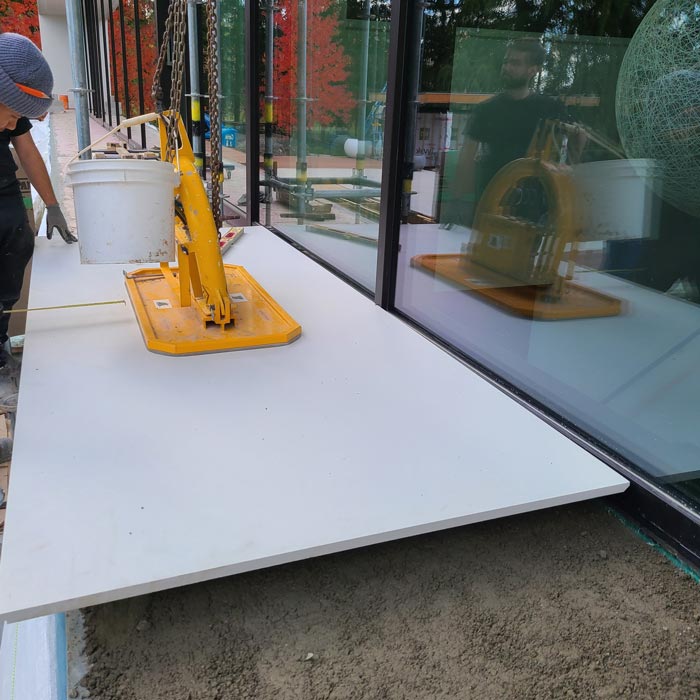 marble tile installation